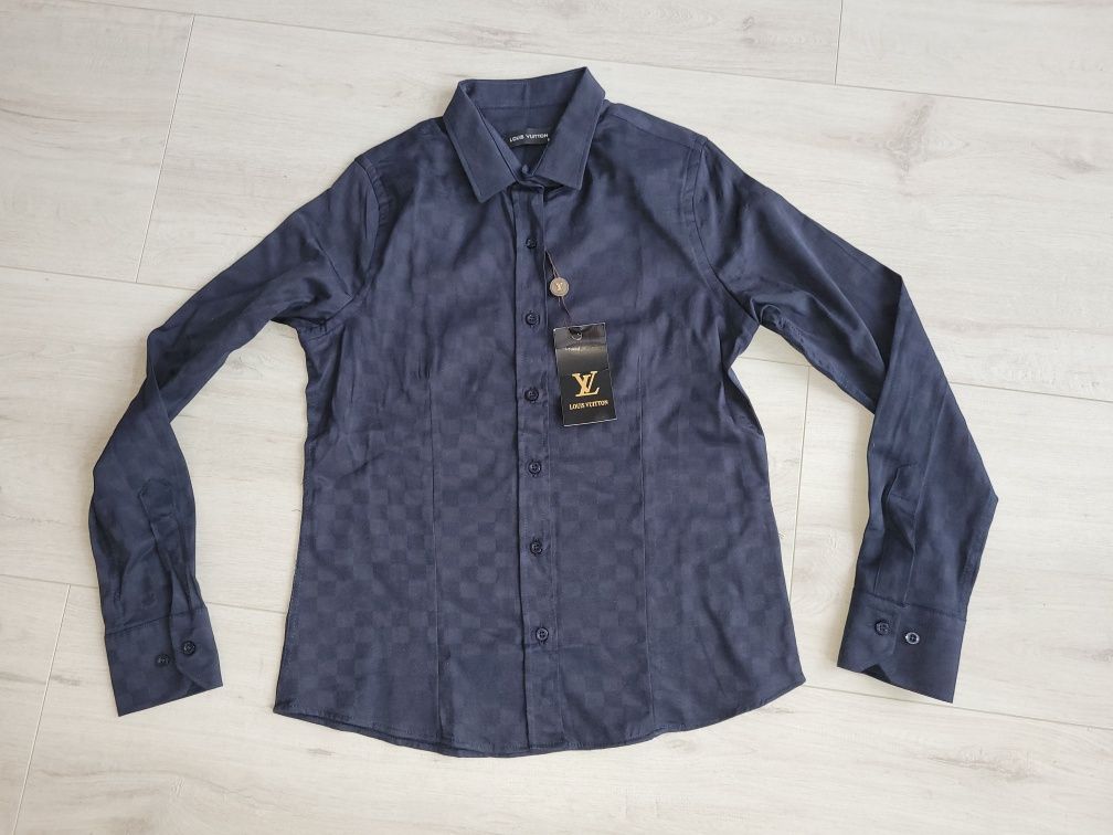 Louis Vuitton granatowa nowa koszula elegancka  S