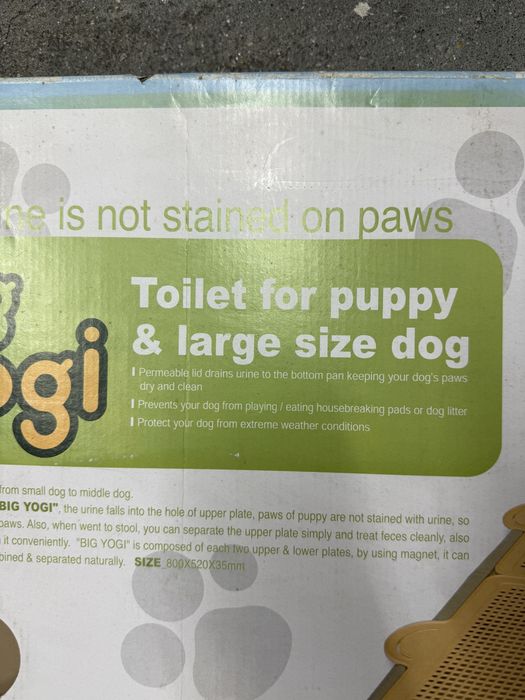 Casa de banho para cães