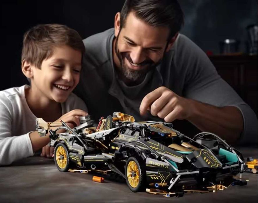 Samochód Lamborghini Klocki kompatybilne z Lego Technic Pudełko - Nowy