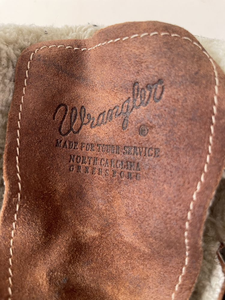 Чоловічі шкіряні зимові черевики фірми Wrangler