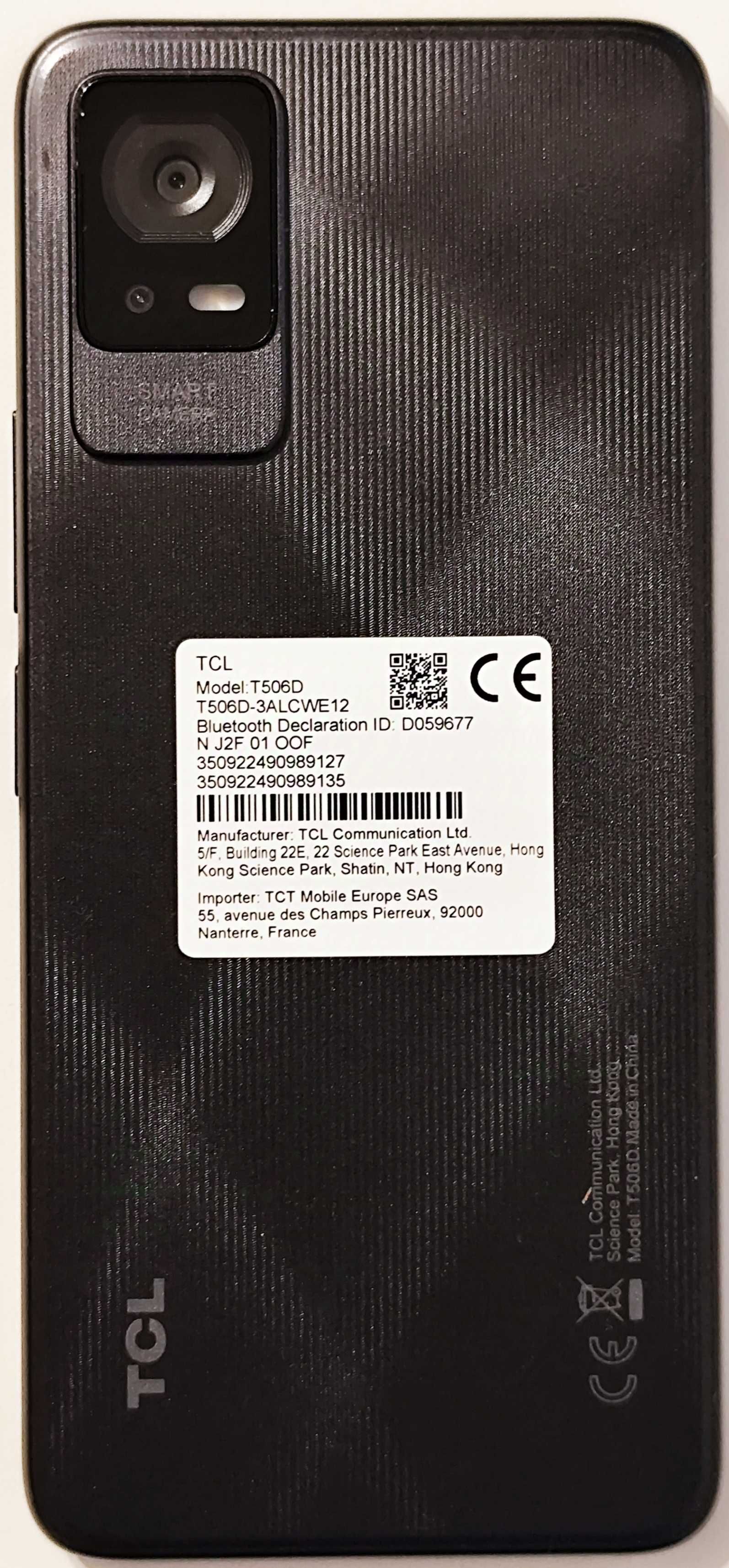 Smartphone TCL 405 T506D (6.6'' - 32 GB - 2 GB - Preto)