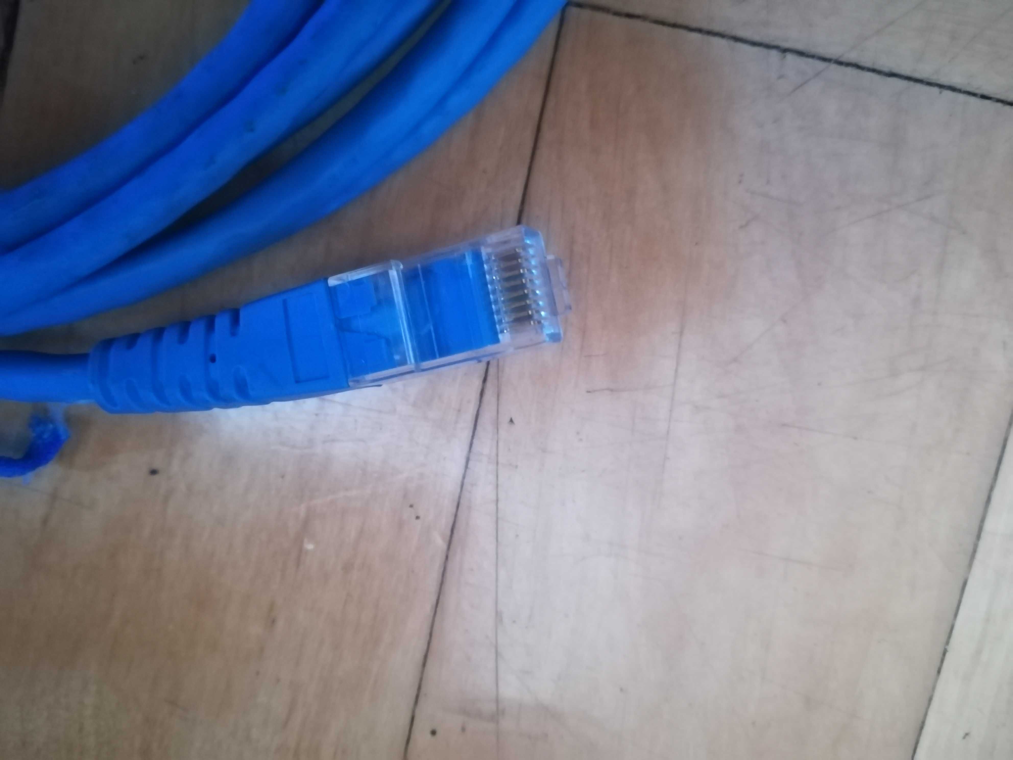 Kabel sieciowy skrętka Ethernet ETL długość 3m Końcówki 2x RJ45.
