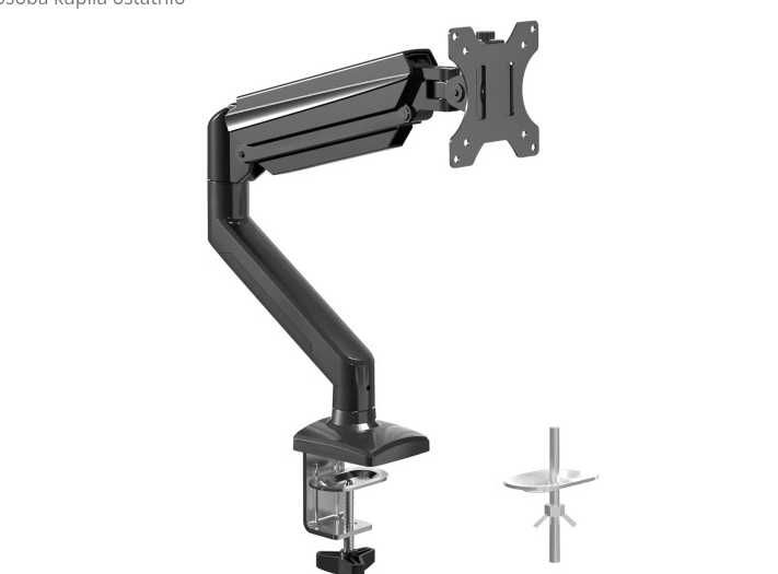 Uchwyt regulowany Ramię do monitora 13–32cali sprężyna gazowa  do 9 kg