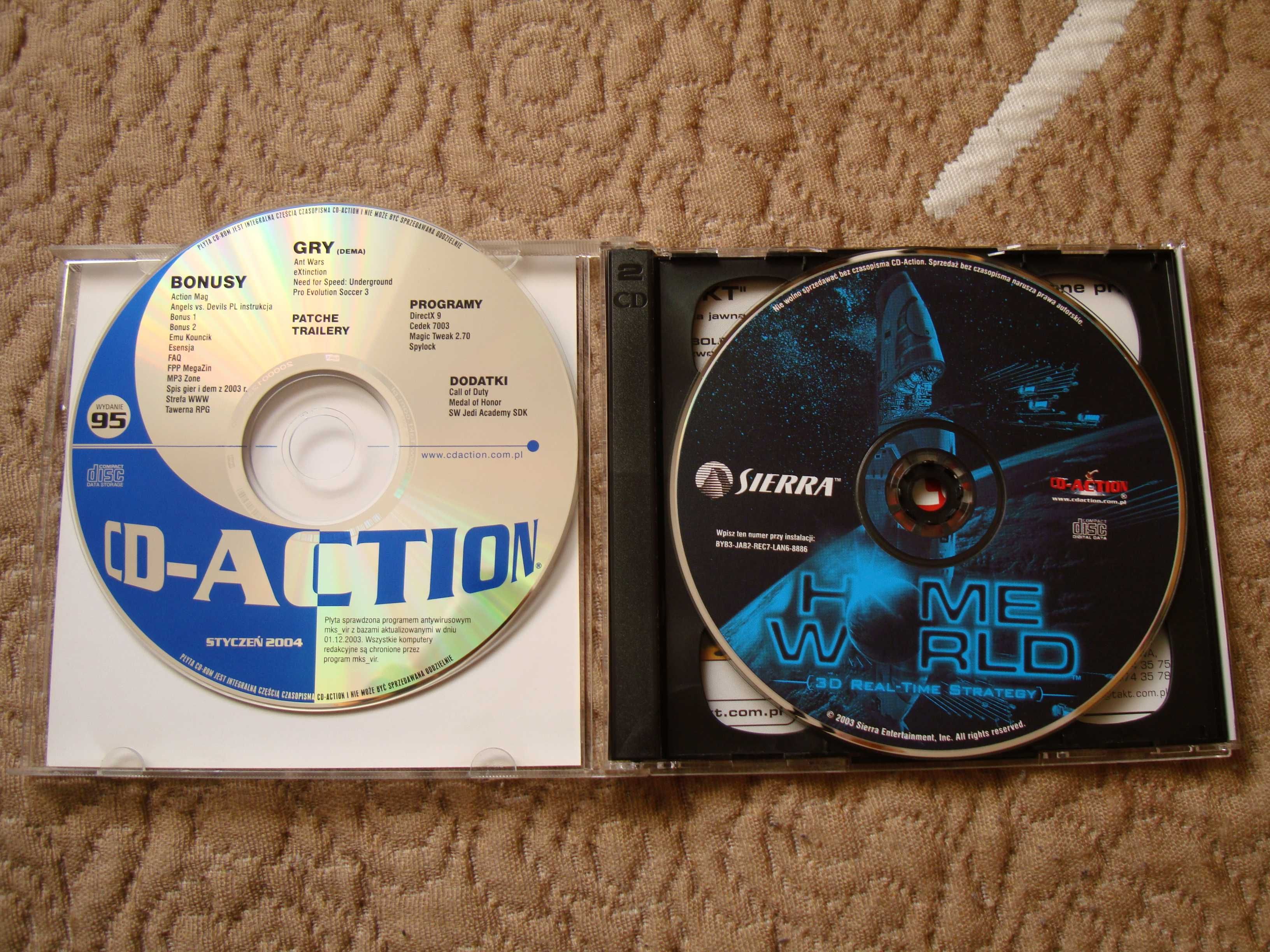 CD-Action nr. 95 1/2004 Styczeń 3CD Homeworld