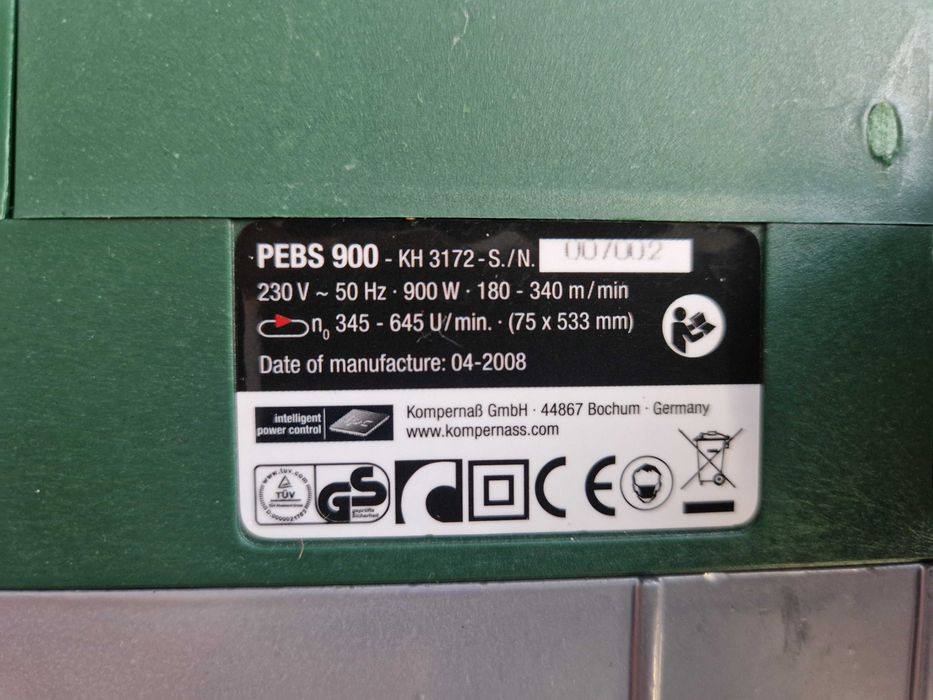 Szlifierka taśmowa PARKSIDE PEBS 900 W