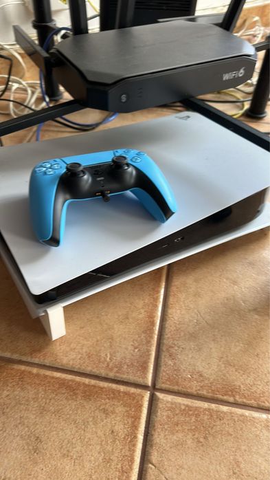 PS5 Midia fisica comado novo tem adptador para fone