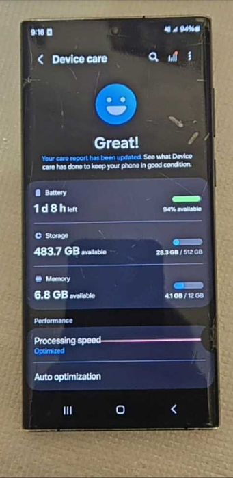 Samsung Galaxy S22 Ultra 12/512GB SM-S908U Phantom black