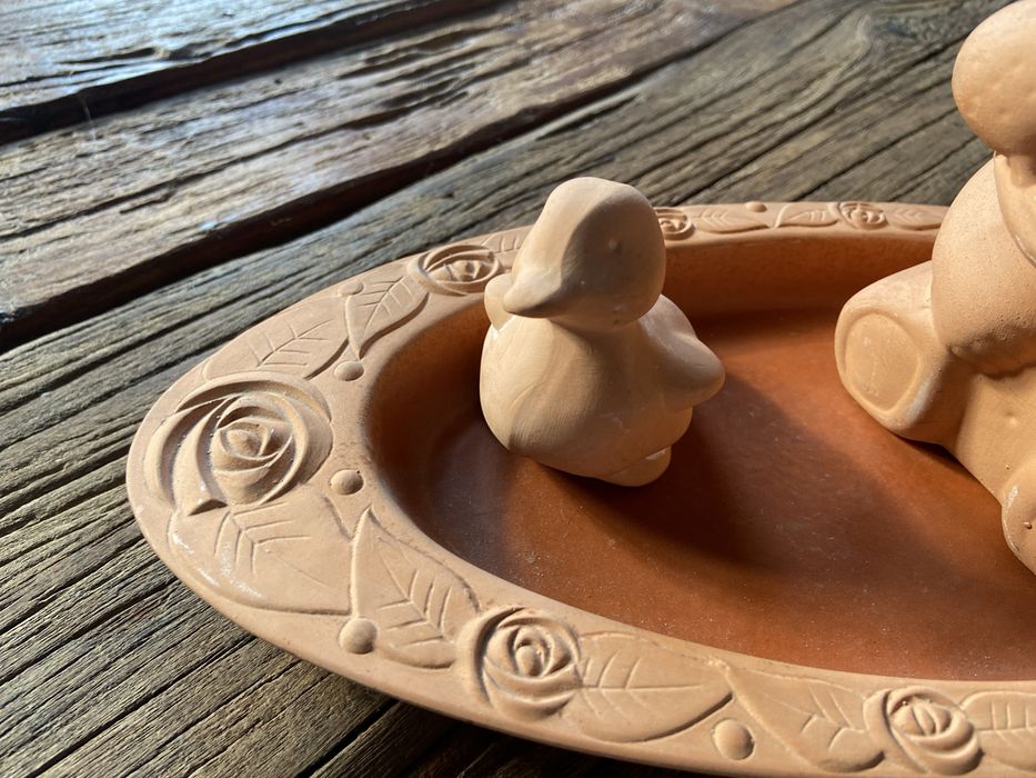 Półmisek ceramiczny dekoracyjny dekoracja kaczka
