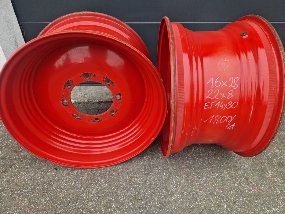 Felga 18x28 John deere 16x28  fendt 14x28 claas case