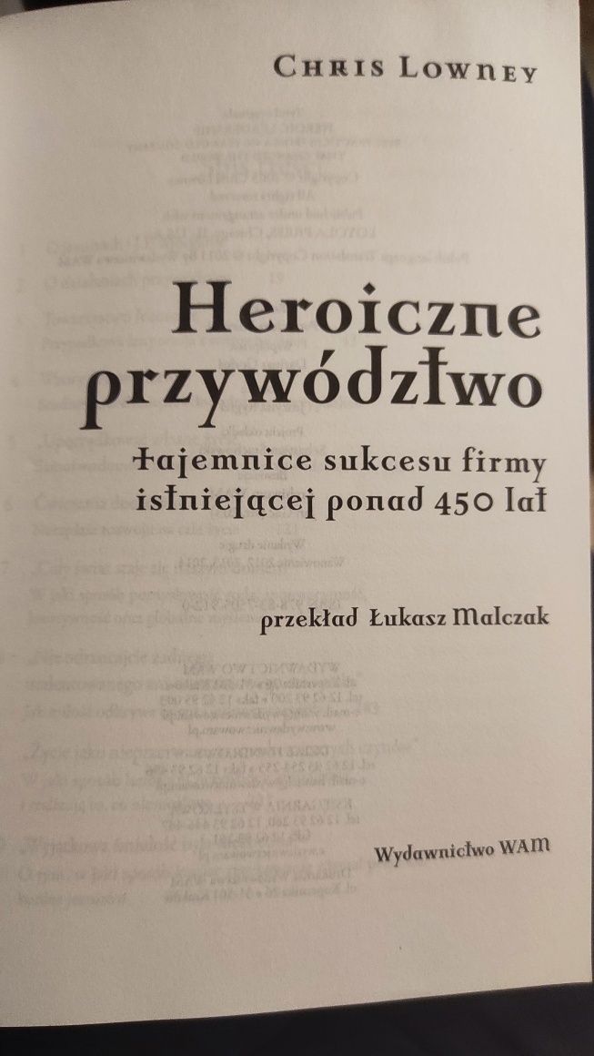 Heroiczne przywództwo Chris Lowney