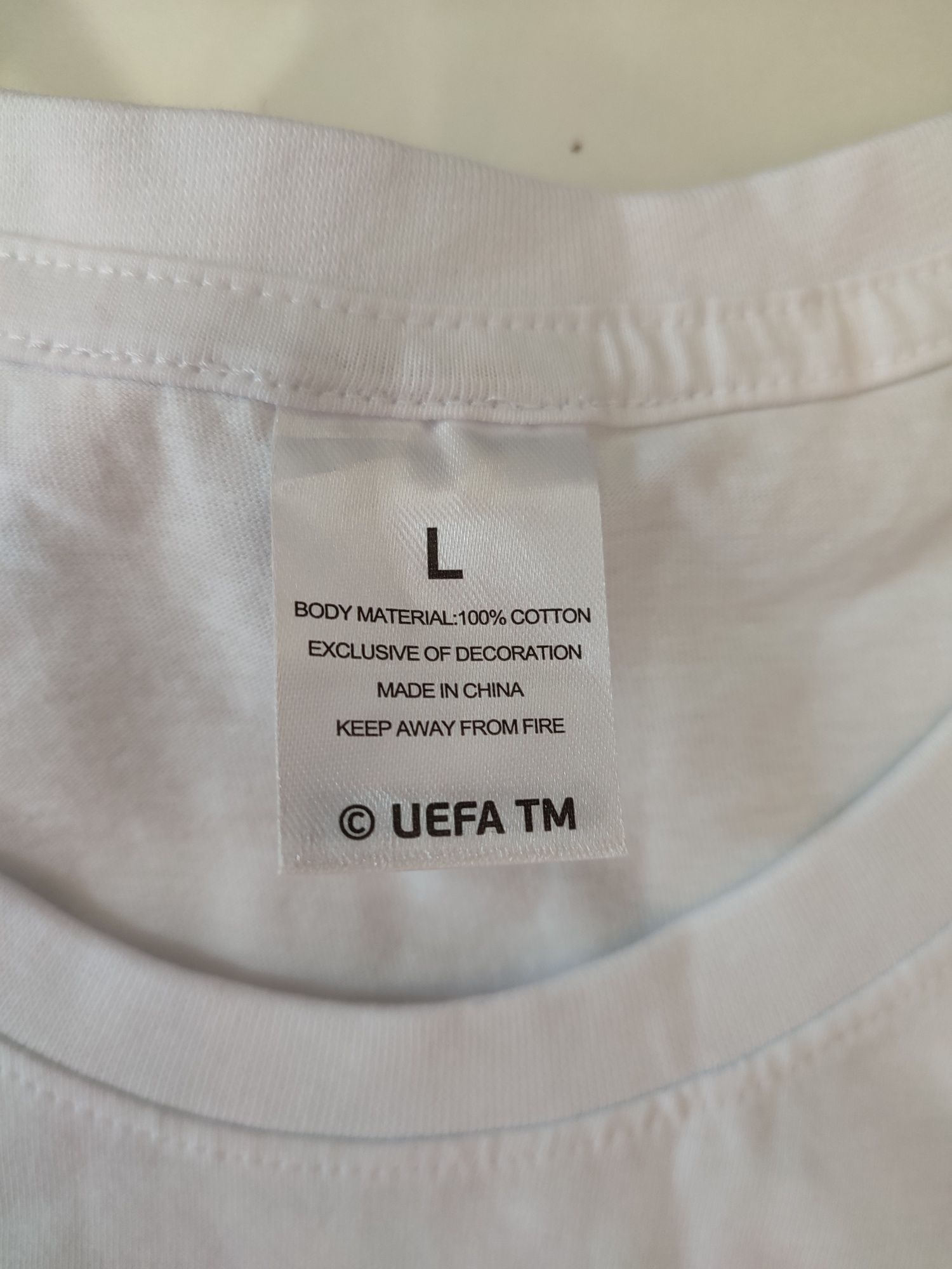 Оригінальна футболка Euro 2024 від офіційного спонсору AliExpress р.L