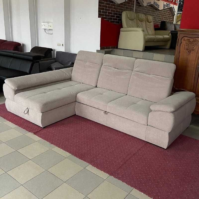 БЕЗКОШТОВНА ДОСТАВКА Новий кутовий розкладний диван в тканині