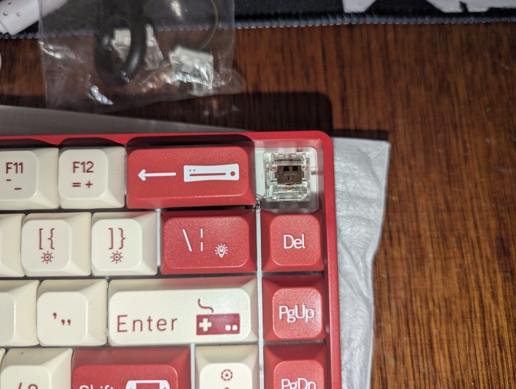 клавиатура ajaz ak680 brown switch