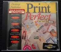 2 CD-Rom - Print Perfect Gold e 3D Font Maker