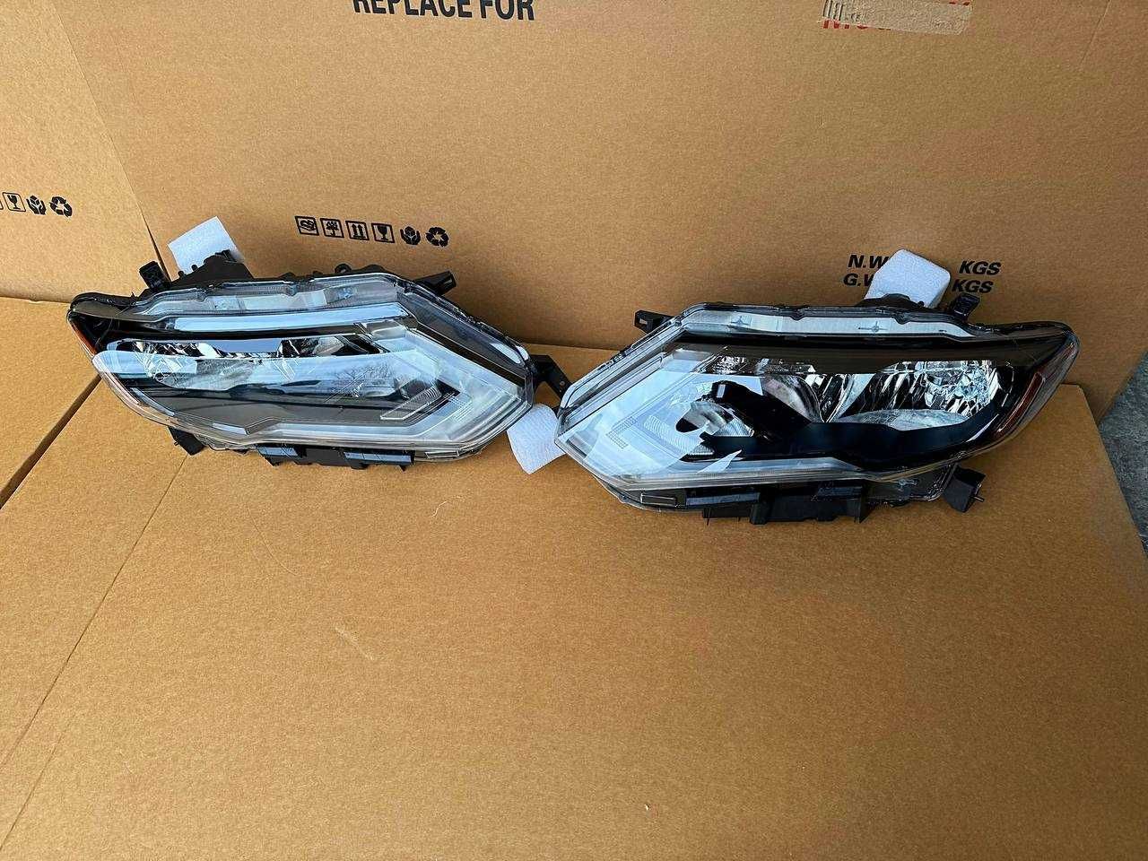 Nissan Rogue Рог T 32 17 г США рестайл фара фары галоген америка