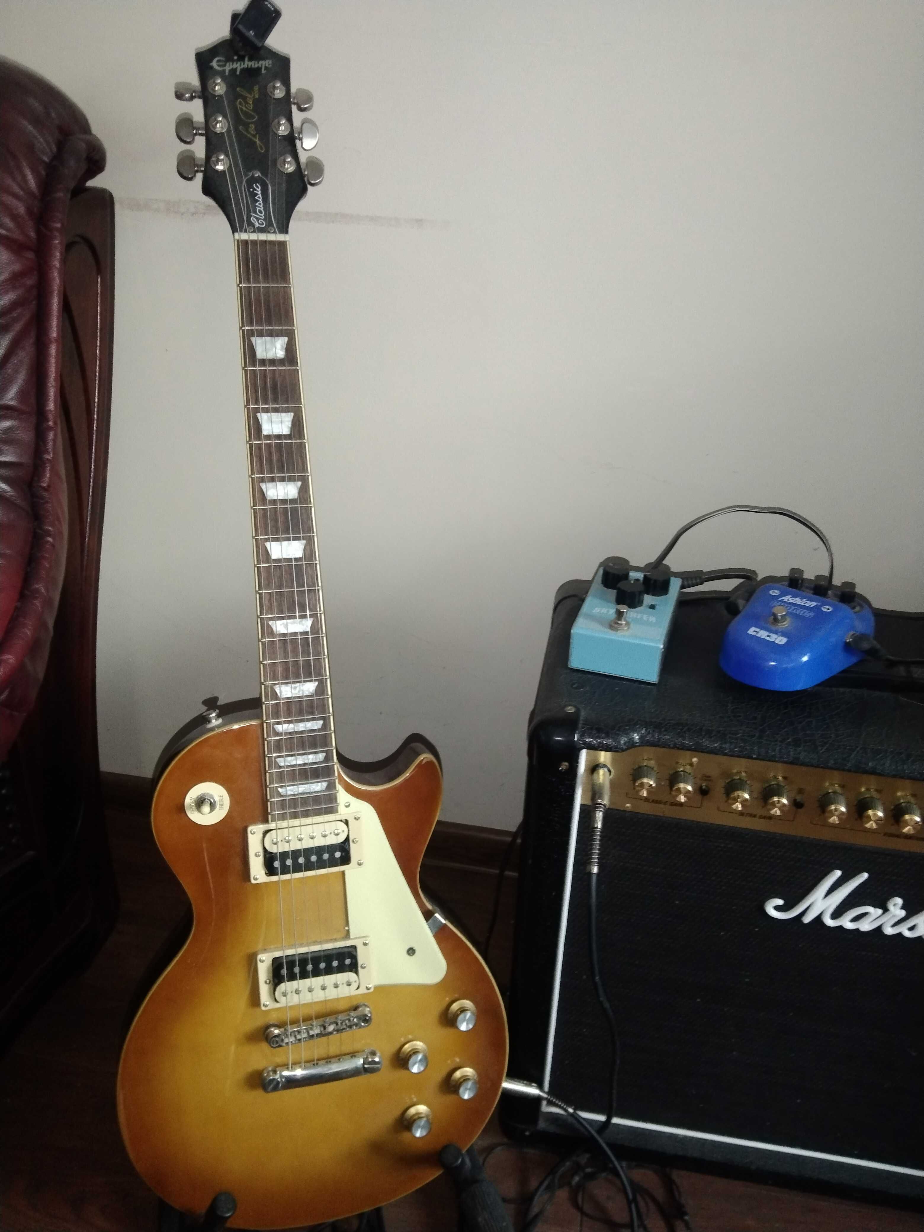 Gitara Epiphone classic Marshall DSL 40 CR zestaw