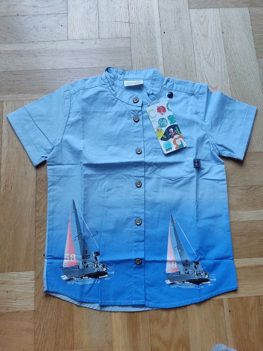 Nowa koszula chłopięca Coccodrillo, rozmiar 110