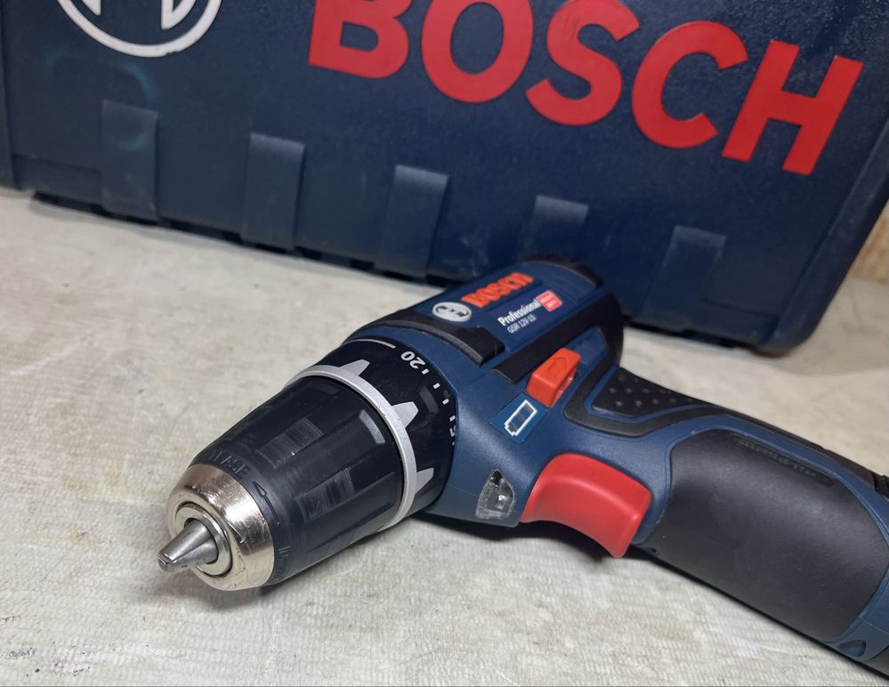 Шуруповерт → Bosch GSR 12V-15 Professional + ДВА АКБ та КЕЙС !