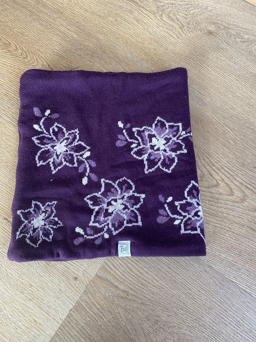 Komin - szalik damski Buff z dodatkiem wełny