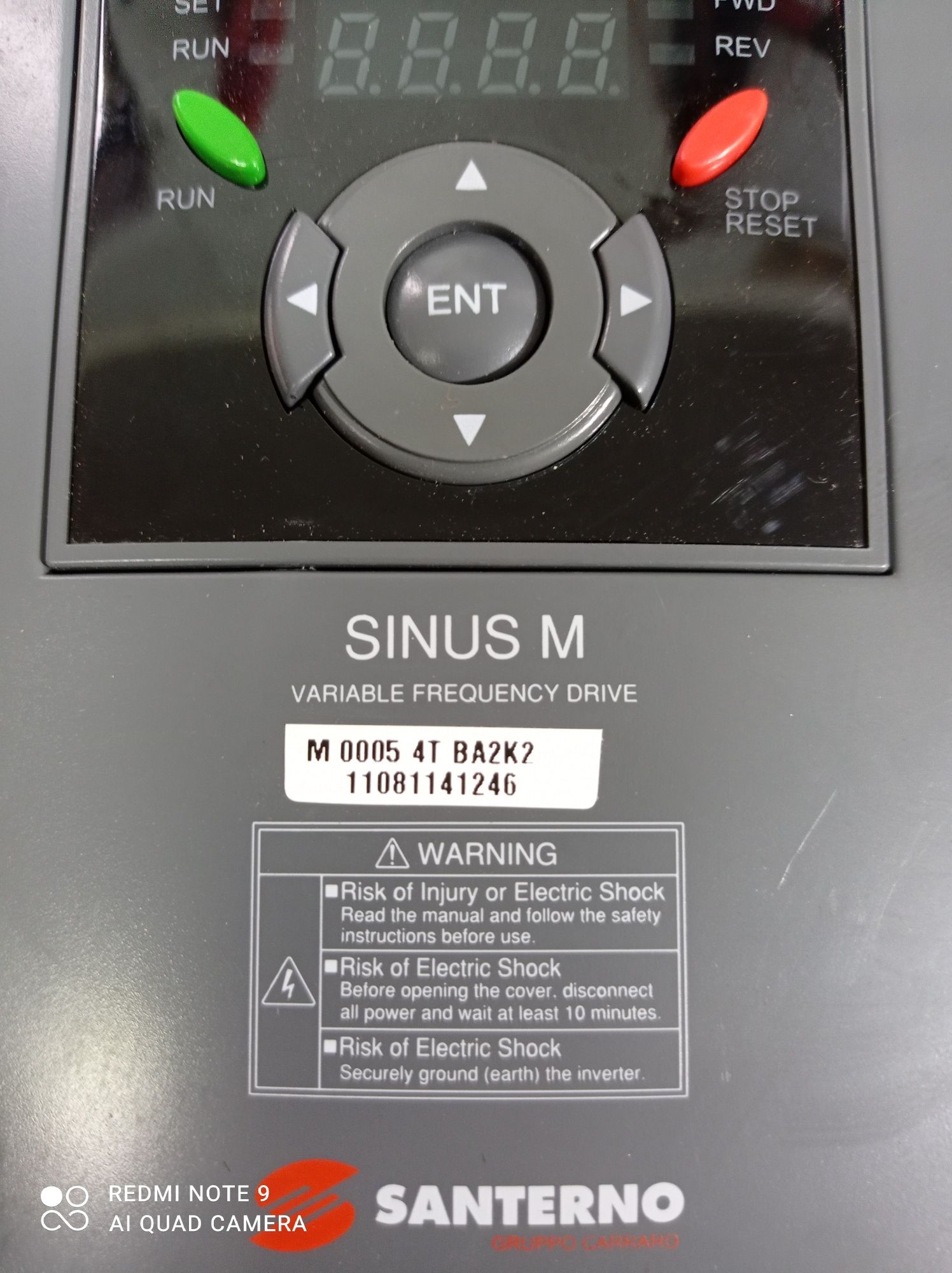 Преобразователь частоты Sinus M 0005 4T BA2K2. Бренд Santerno.