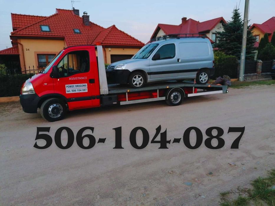 Pomoc drogowa, auto holowanie, transport aut ,maszyn rolniczych laweta