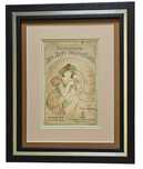 Alfons Mucha orginalna litografia/Graviura/ 1902 rok
