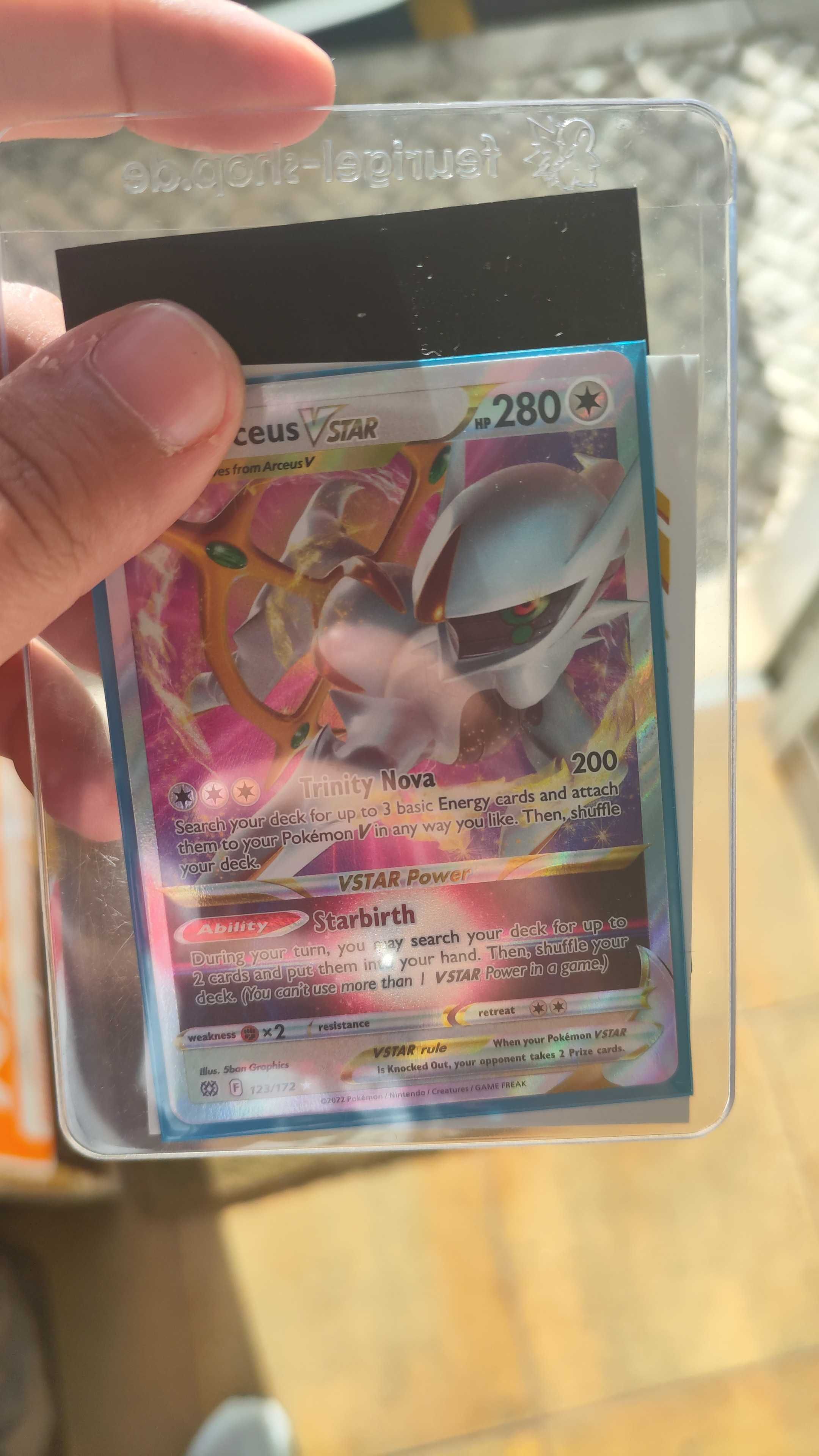 Cartas Pokémon Arceus Vstar/ Shiny Raichu