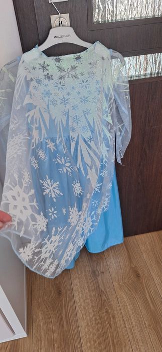Elsa Frozen sukienka na bal, Kraina Lodu rozmiar 128
