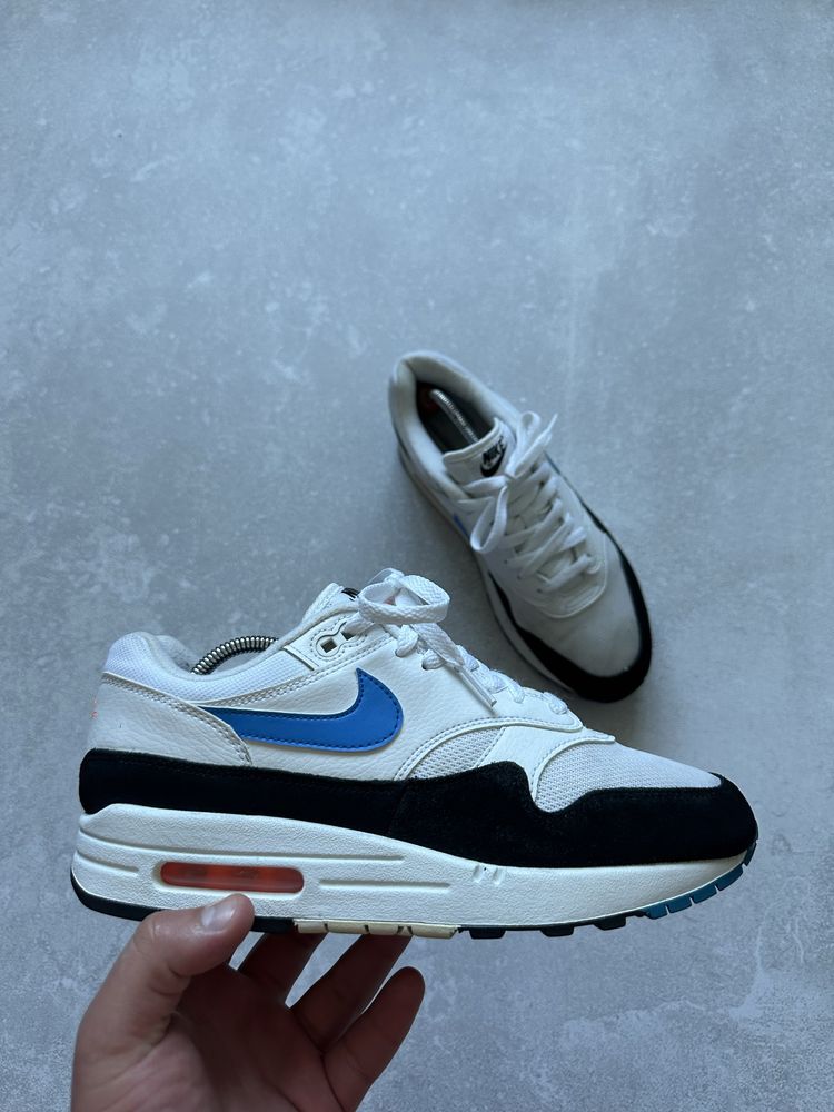 Кросівки Nike Air Max 1 (Photo Blue) Total Orange
