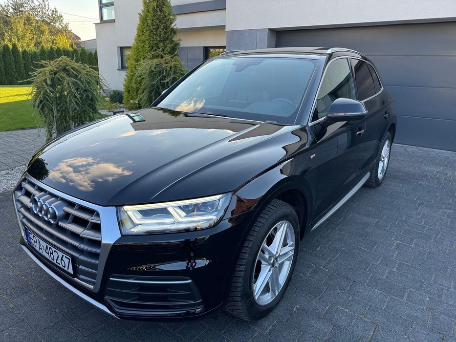 Audi Q5 50 Tfsi e Quattro S-Line Bezwypadkowy   Faktura VAT 23% Europa