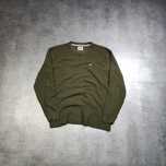 MĘSKA Bluza PREMIUM Sweter Pętelka Oliwka Tommy Hilfiger Jeans Haft