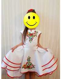 Сукня-вишиванка для дівчинки 5-7 років 116-122 см.