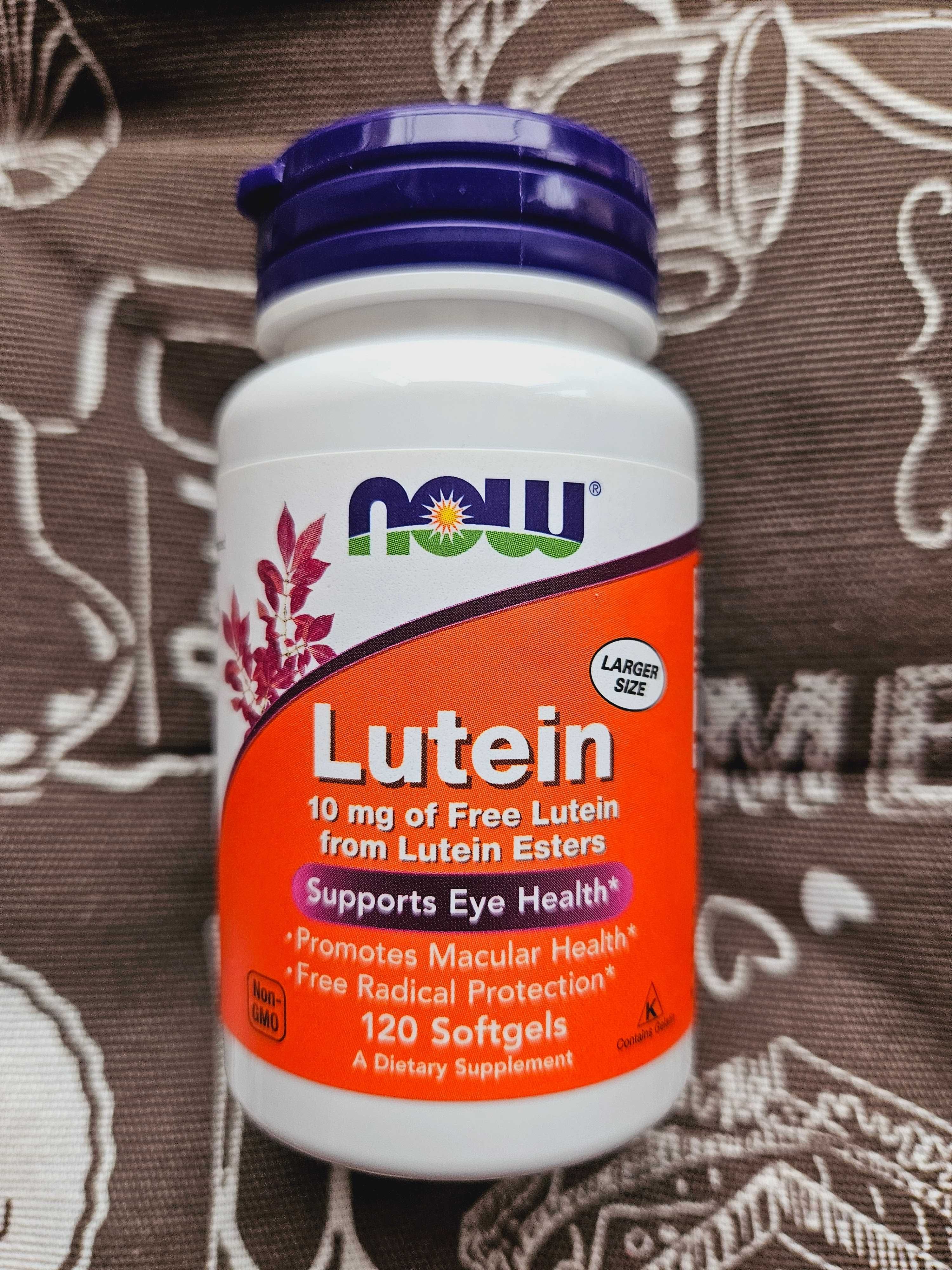 Now foods лютеін зеаксантин lutein лютеин для здоров`я очей глаз 10 мг