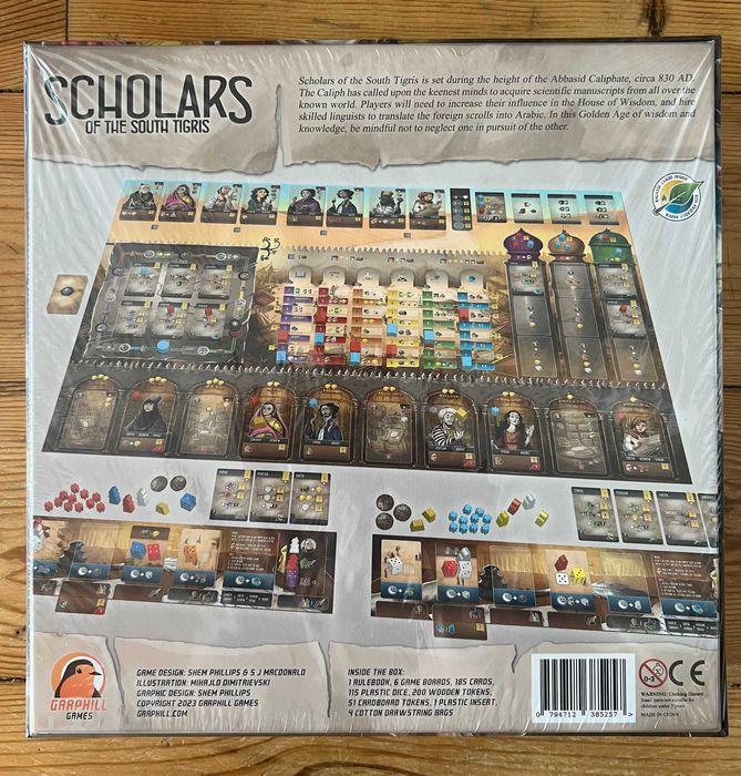 Scholars of the South Tigris + Moedas de Metal — Jogo de Tabuleiro