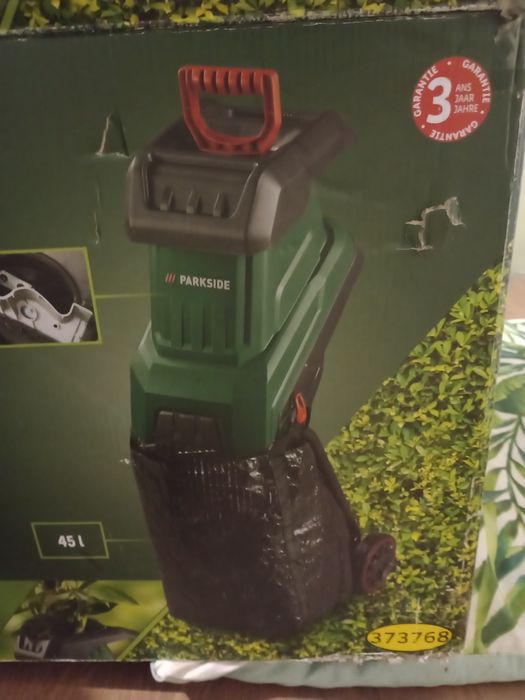 Rozdrabniacz gałęzi elektryczny rębak PARKSIDE NOWY