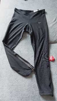 NIKE Legginsy Czarne