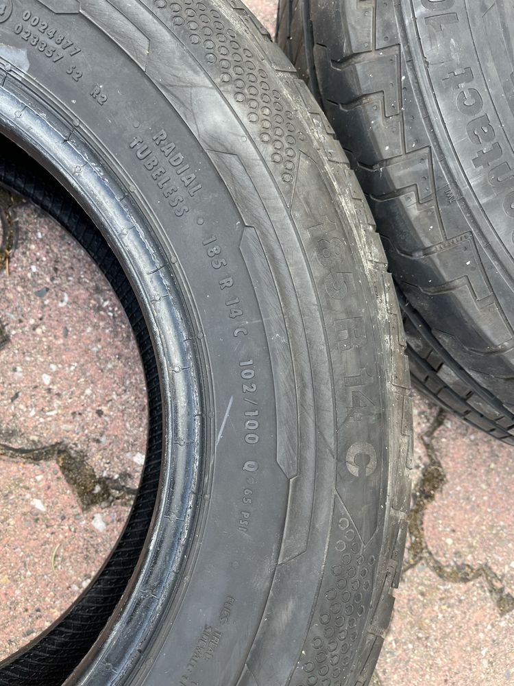 Para opon Continental Conti Van Contact 100 rozmiar 185r14c
