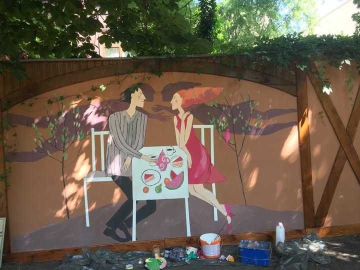Malowanie artystyczne, Mural