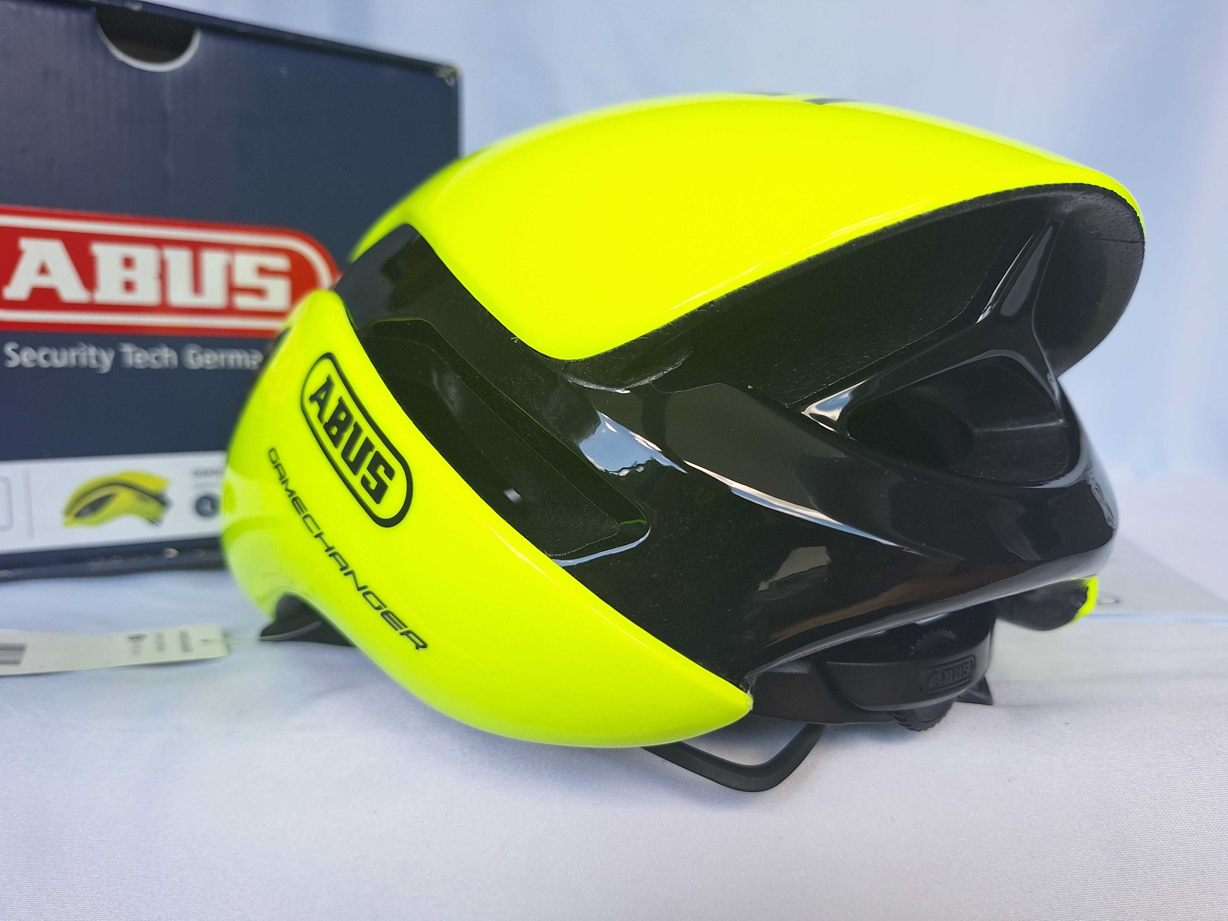 Kask rowerowy szosowy Abus GameChanger Neon Yellow L 59-62cm