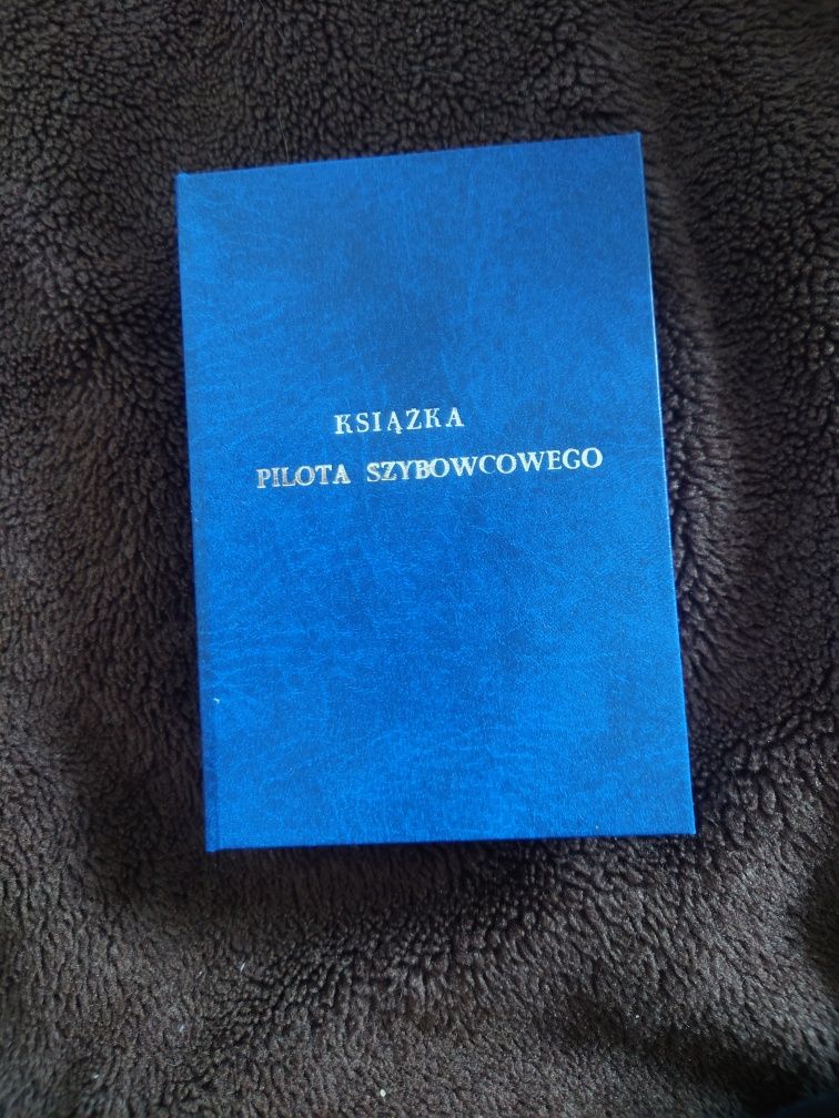 Książka pilota szybowcowego, logbook