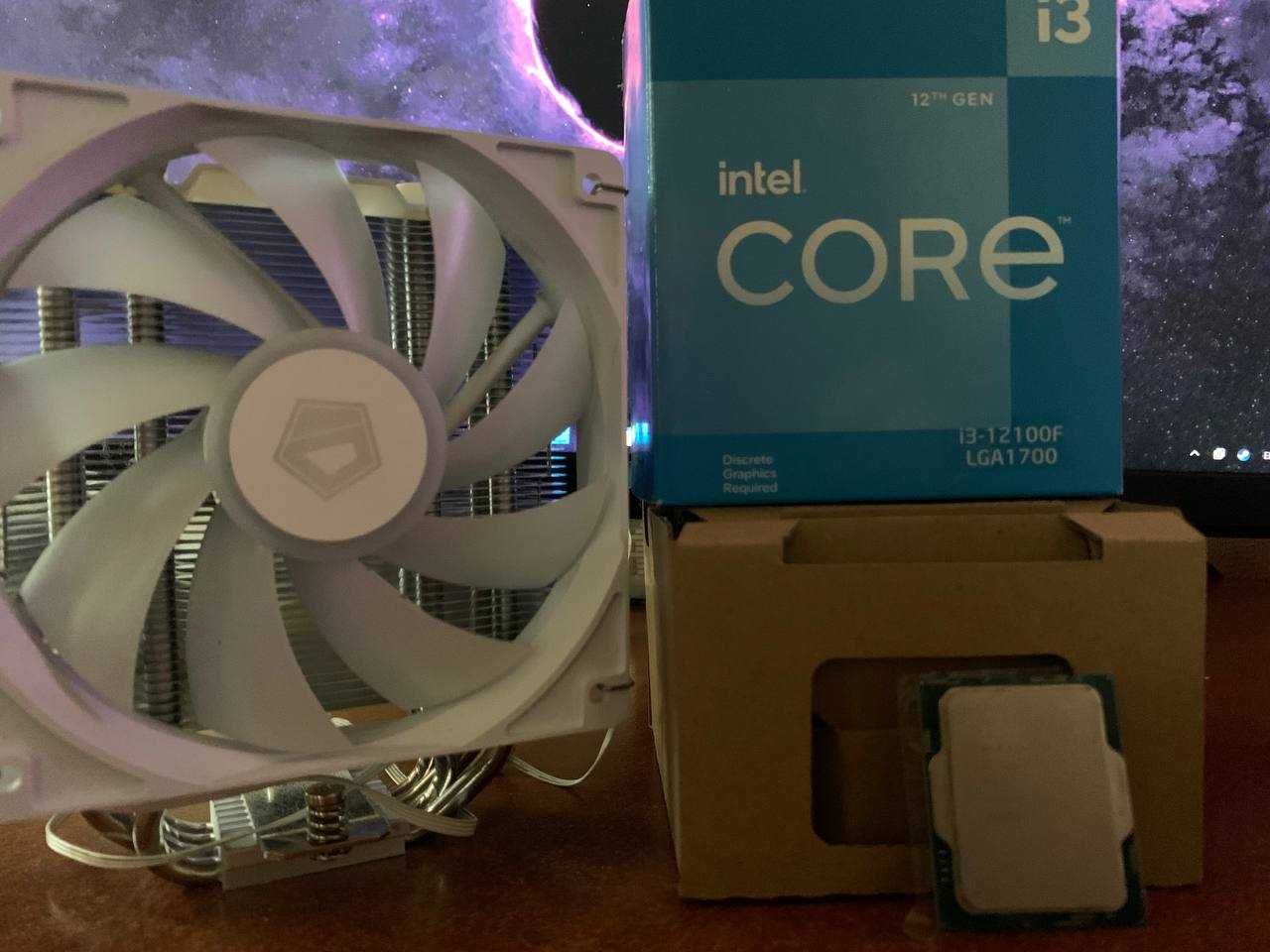 Процесор i3-12100F s1700 + кулер ID-Cooling SE-214-XT