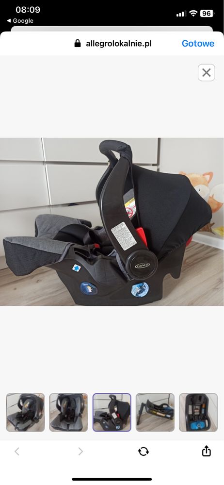 Fotelik graco isofix