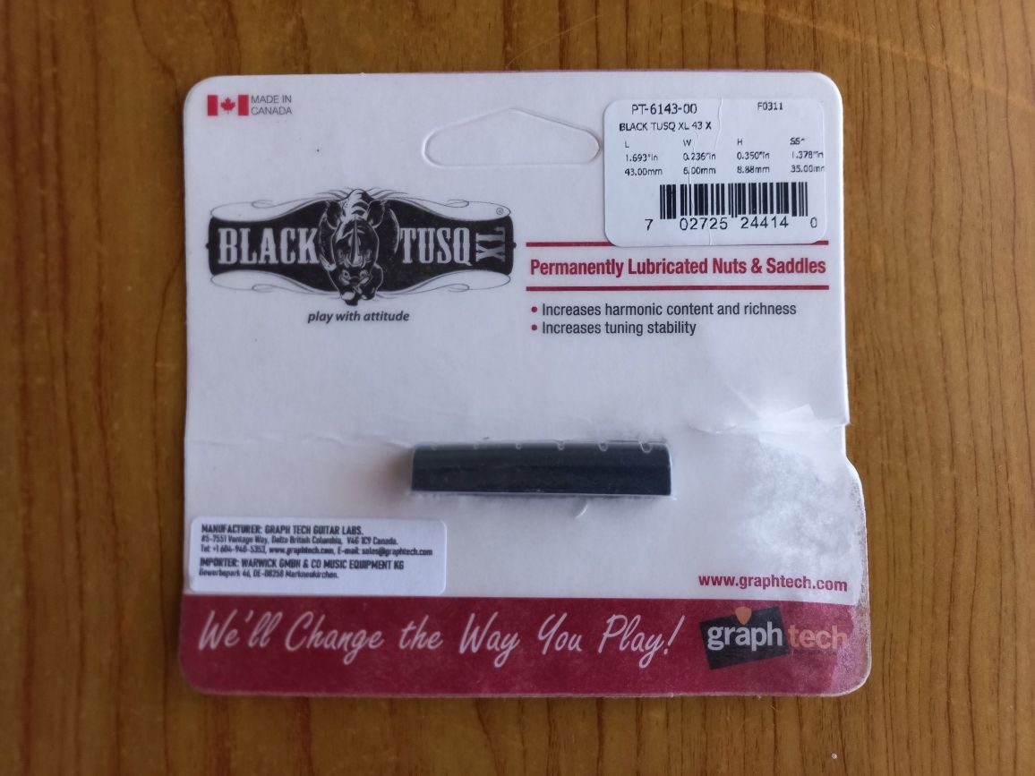 Pestana / Nut guitarra Graph tech Tusk XL