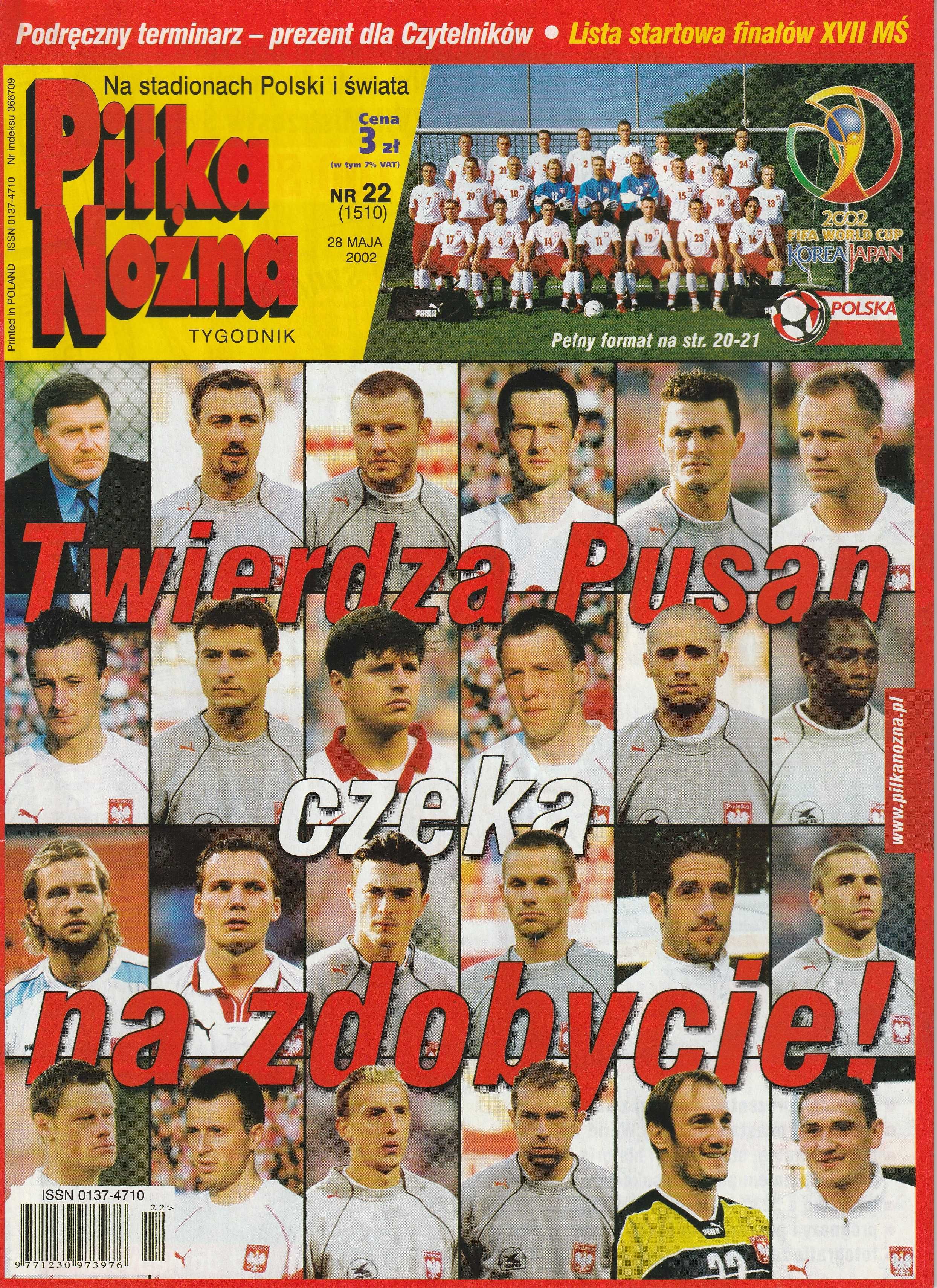 Tygodnik Piłka Nożna - 2002 - Mistrzostwa Świata - KOREA JAPONIA