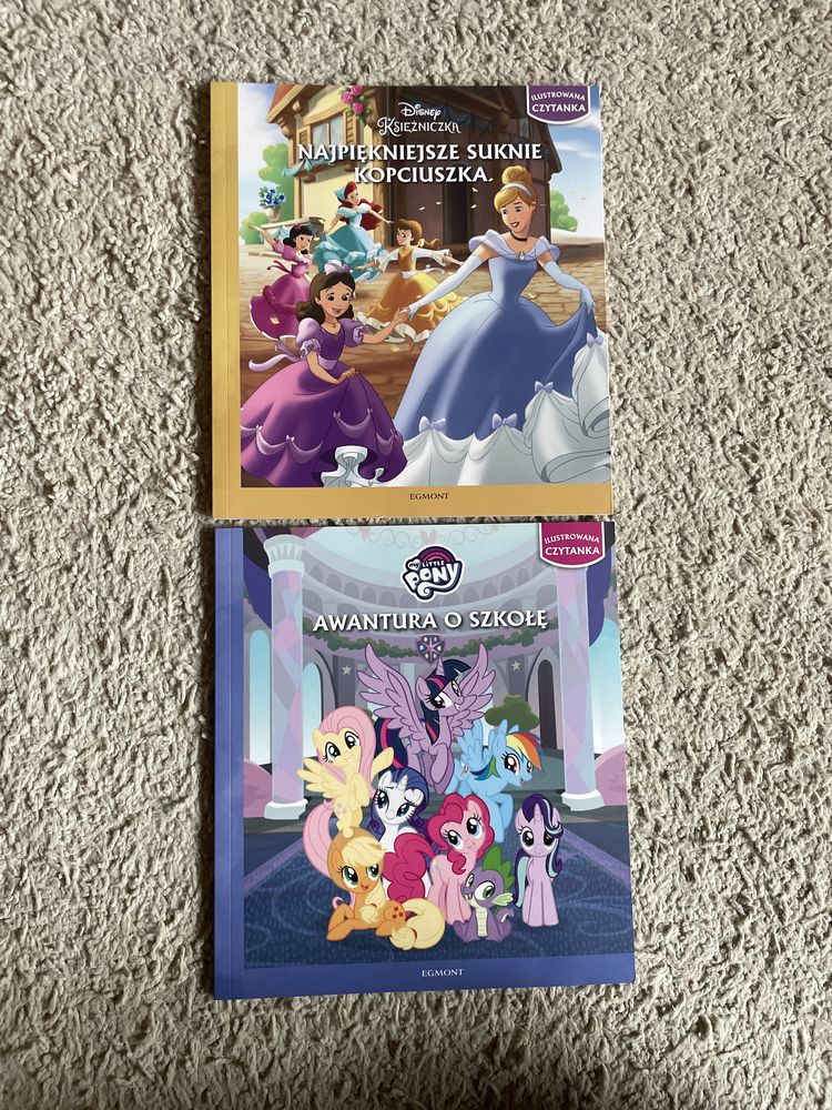 książeczki czytanki dla dziewczynki Disney księżniczka my little Pony