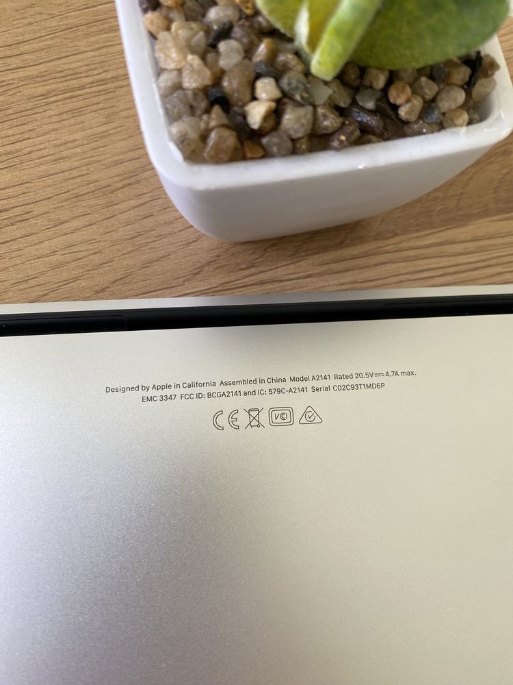 Macbook Pro 16" 2019 i7-9750H 16/512Gb ІДЕАЛ 216 ЦИКЛІВ