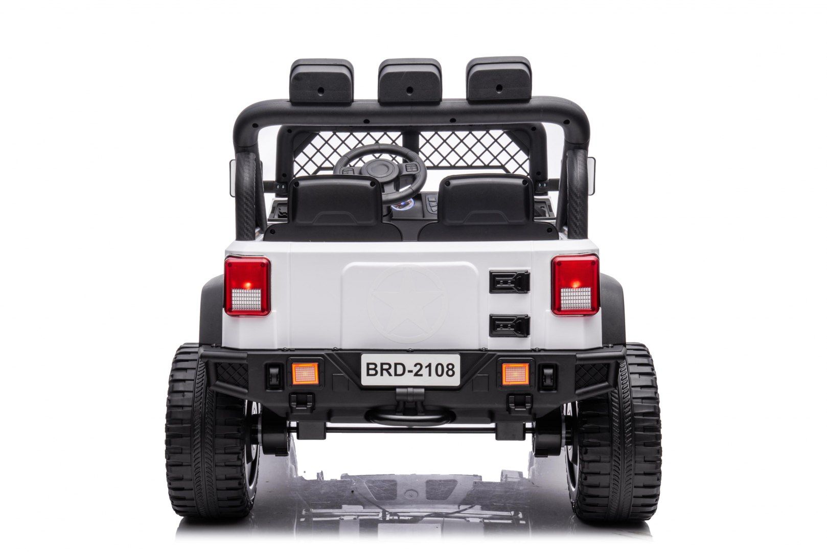 2x200W  +DwuOsobowy Auto jeep na akumulator Samochód dla dzieci Biały