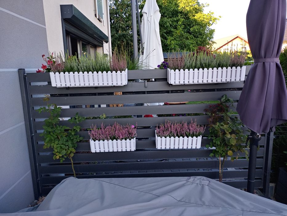 Zestaw doniczek zewnętrznych 4 sztuki