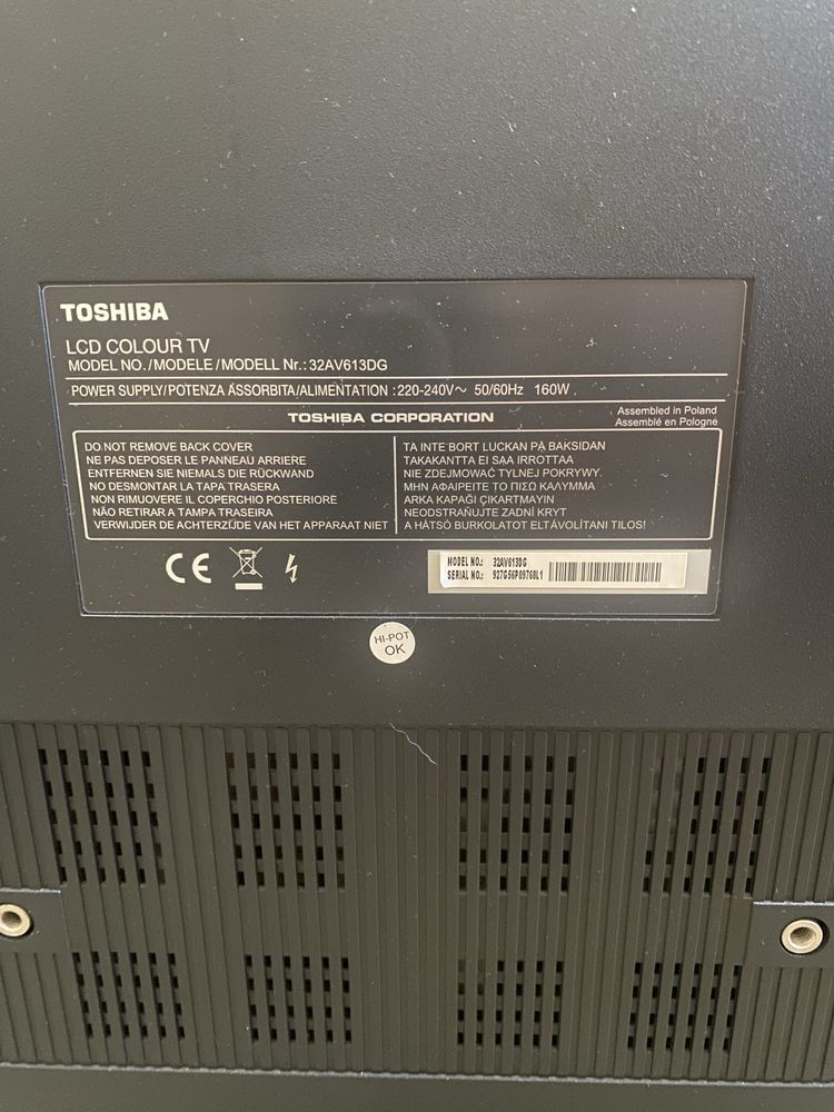 TV Toshiba Regza 32”