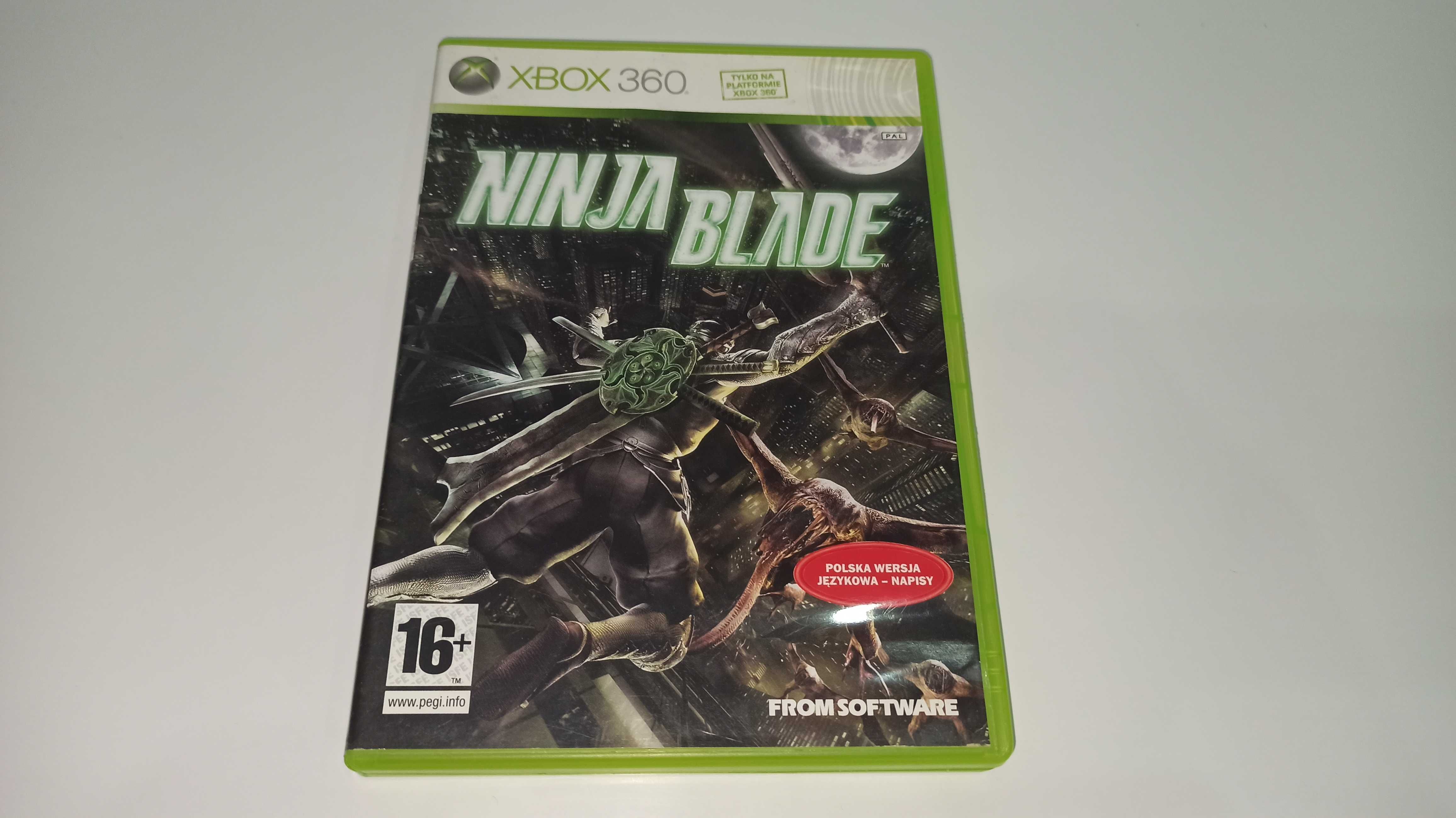 xbox 360 NINJA BLADE PL po polsku slasher od FROM SOFTWARE i jasne!!